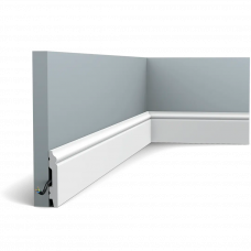 Плинтус Orac Decor SX165 Contour Дюрополимер 2000*69*11 мм