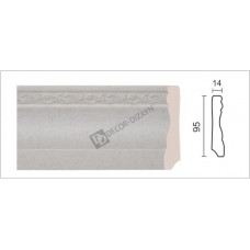 Плинтус с пров.каб 153-30 Decor Dizayn